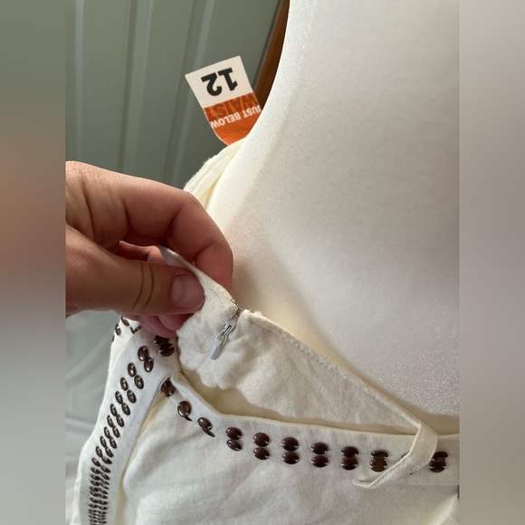 Vintage Old Navy linen & cotton maxi skirt 90s Y2K coastal - Picture 8 of 9